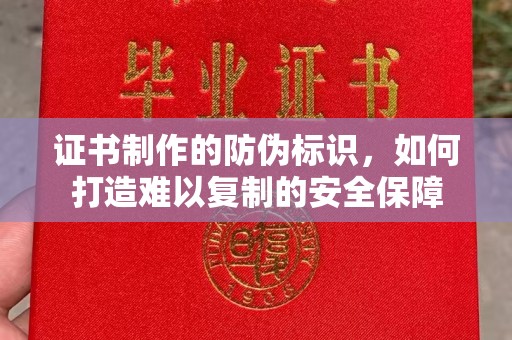 陕县证书制作的防伪标识，如何打造难以复制的安全保障